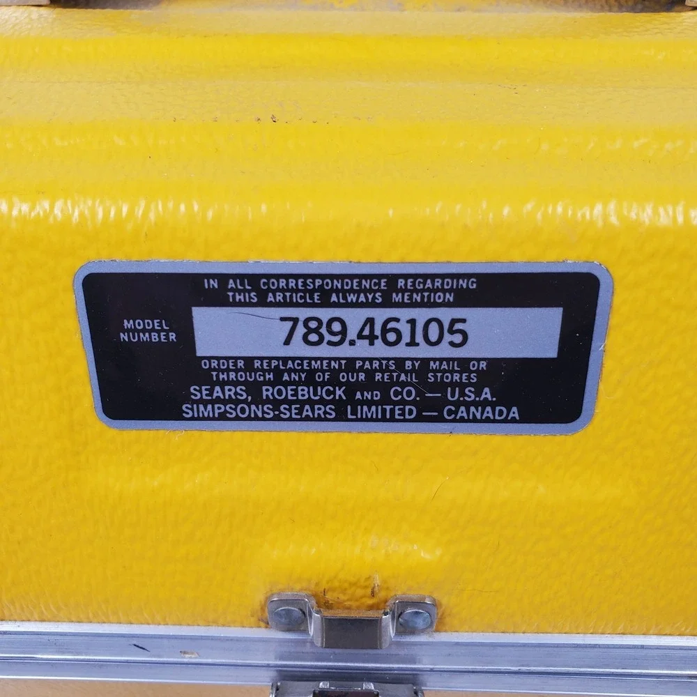 VTG Sears Craftsman 789.46105 Standard Utility Dumpy Level w/ Original Ad